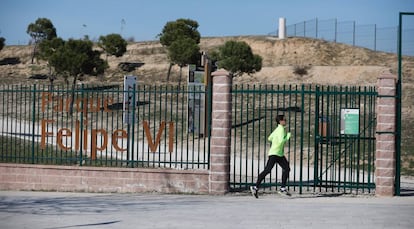 El parque Felipe VI, que ahora se llamará Parque Forestal de Valdebas. 