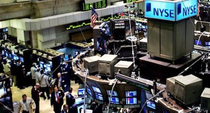Imagen de la bolsa de Wall Street (Nueva York).