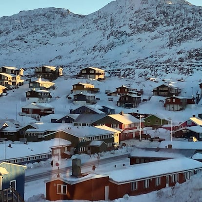 Casas de la ciudad de Nuuk, capital de Groenlandia. Antonio Jimnez Barca