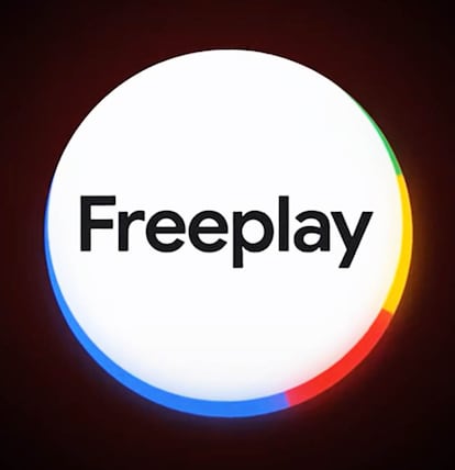 Logo de los canales FreePlay para Google TV Streamer
