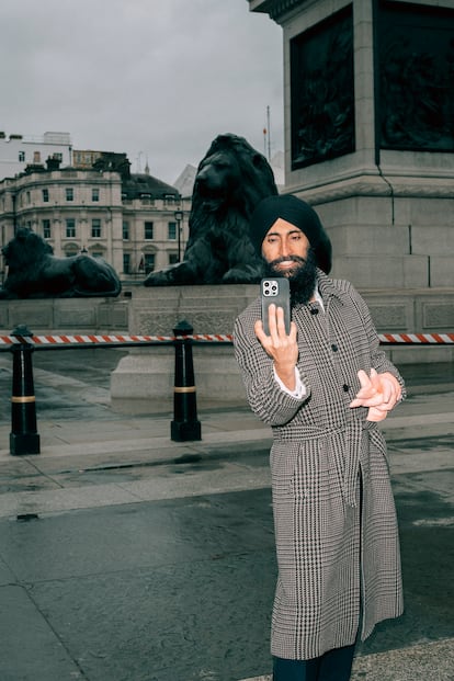 Waris Ahluwalia fotografiado para ICON en Londres.