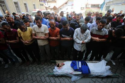 El periodista de Palestina Today Suleiman Hajjaj fue uno de los muertos en el ataque israelí al Hospital Al Ahli Bautista, en el norte de la Franja, este jueves.