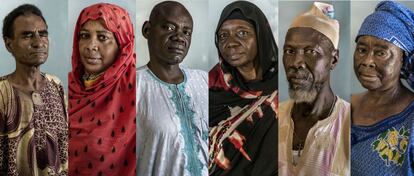 Fotogalería de las víctimas del ex dictador chadiano Hisséne Habré.