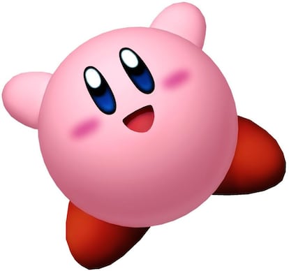 Kirby, aparecido por primera vez en 1992, puede absorber a sus enemigos y copia sus ataques. Goza de una enorme popularidad en su país natal, Japón.