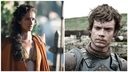 Ellaria Sand y Theon Greyjoy.