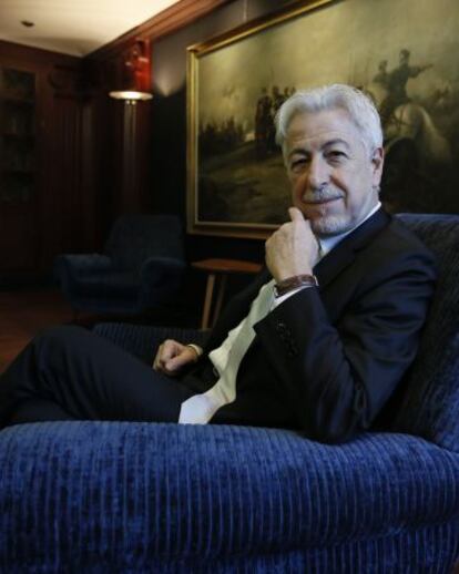 Oussama Khatib, en la sede de la Fundación BBVA en Madrid.