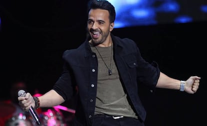 Luis Fonsi, en un concierto en California.