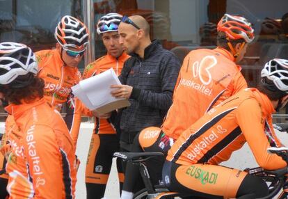 Iñigo Mujica, entrenador del Euskaltel