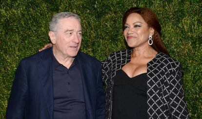 Robert De Niro y Grace Hightower, en Nueva York en abril de 2016.