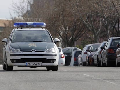 Un coche patrulla de la Guardia Civil, en una imagen de archivo. 