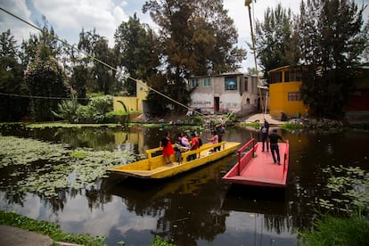 La Pasada comunica la pista de canotaje con El Infiernito en Xochimilco.