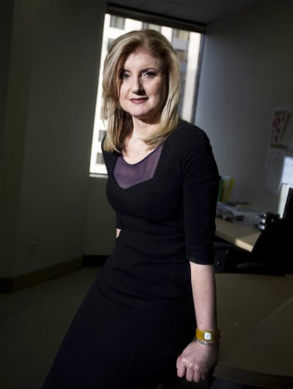 Foto de archivo de Arianna Huffington en Toronto