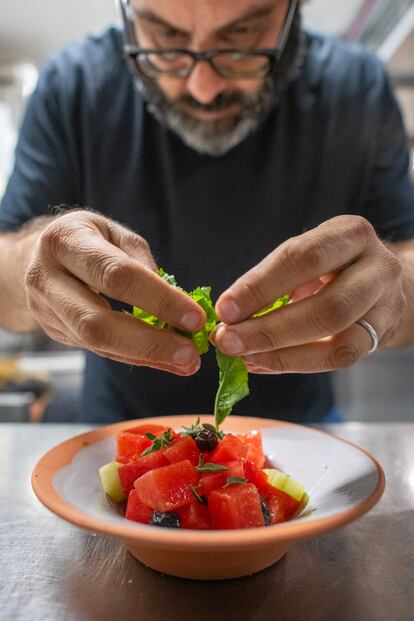 Fadi Kattan, en la cocina.