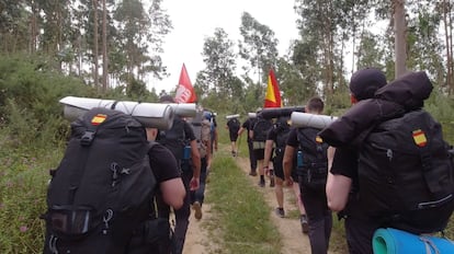 Marcha de montaña organizada por Facta, en una imagen sin datar de la organización.