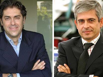 Vicente Jiménez, a la izquierda, y Javier Moreno.