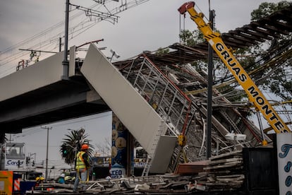 Accidente de la linea 12 del metro en Ciudad de México