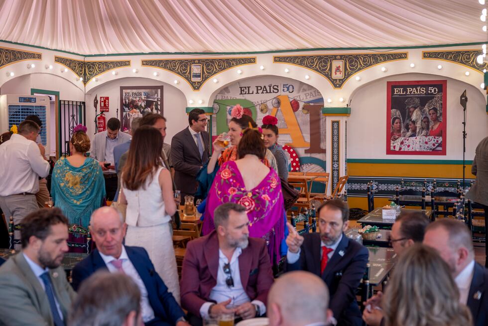 50 años de periodismo en el Real de la Feria de Abril | España | EL PAÍS