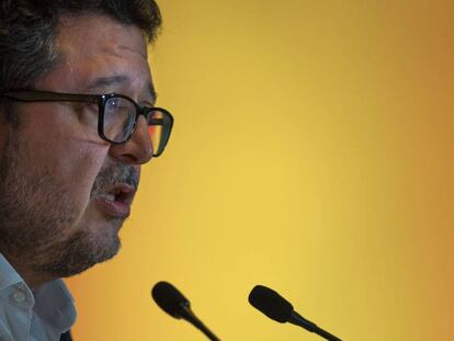 El líder de Vox en Andalucía, Francisco Serrano, valora los resultados de las elecciones. 