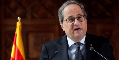 El presidente de la Generalitat, Quim Torra.