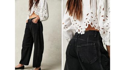 Los vaqueros barril son la tendencia de primavera favorita de las expertas en moda.