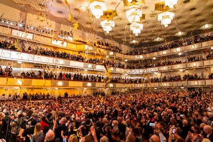 Público asistente al concierto en el Kennedy Center.