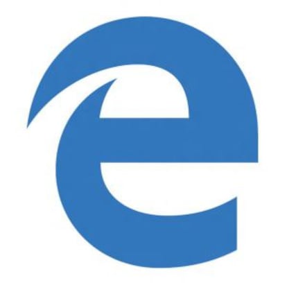 Logo del nou navegador Microsoft Edge.