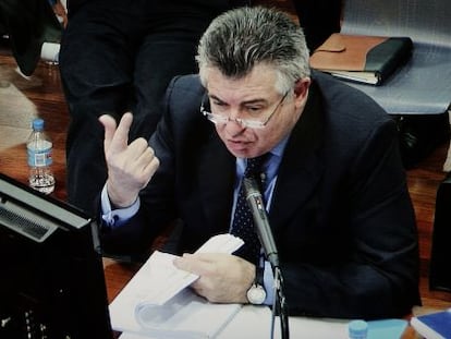 Juan Antonio Roca durante una declaración en el juicio por el "caso Malaya" en 2011.