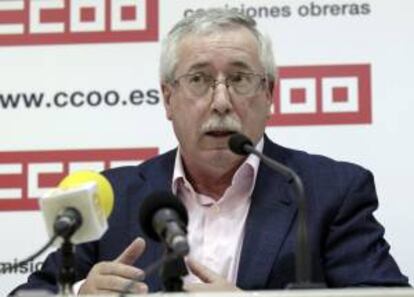 El secretario general de CCOO, Ignacio Fernández Toxo. EFE/Archivo