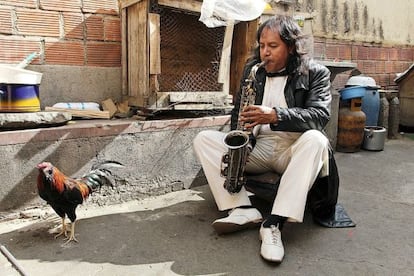 Américo Estévez, alias 'Saxoman'.