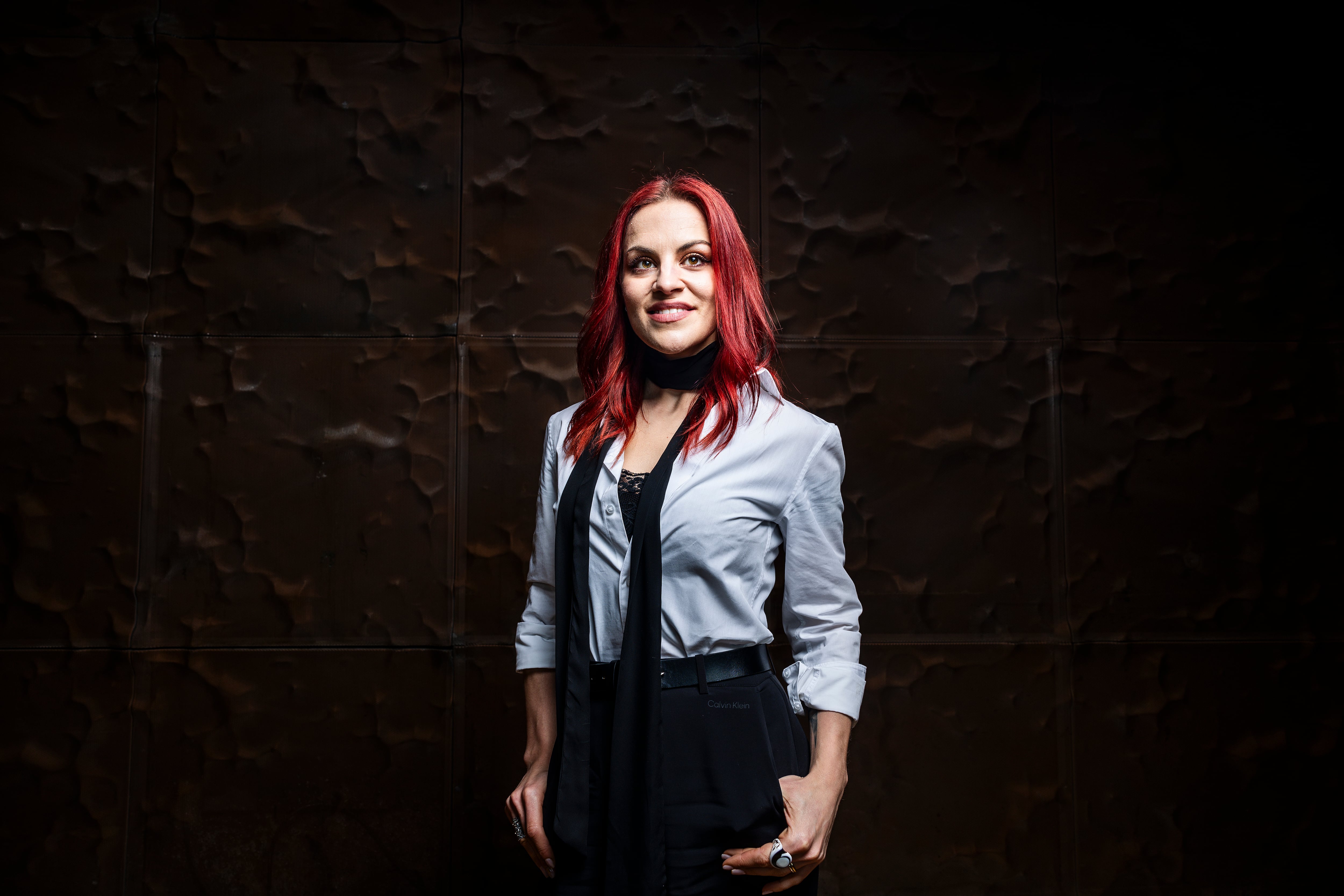 Importantes figuras de la cultura, la política y la ciencia defienden un periodismo sin bulos en la celebración de EL PAÍS 3 La astronauta Sara García en el evento 'Historias de una redacción', celebrado el 24 de enero de 2025 en el CaixaForum Madrid.