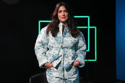 La actriz Adriana Ugarte, fotografiada antes del desayuno Tendencias en Madrid.
