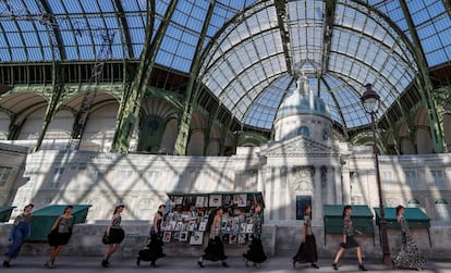 El desfile de alta costura otoño/invierno 2018/2019 de Chanel.