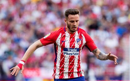 Saúl Ñíguez, en un partido de Liga.