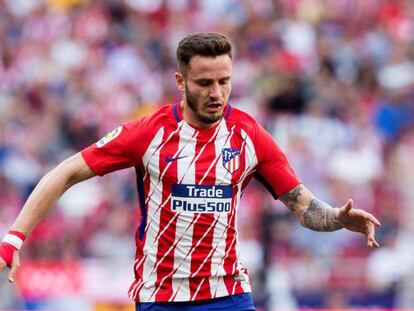 Saúl Ñíguez, en un partido de Liga.