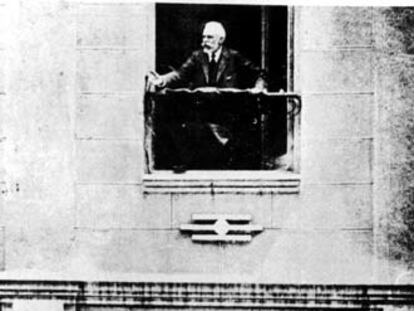 Pablo Iglesias, en la inauguración de una casa del pueblo madrileña en 1908.