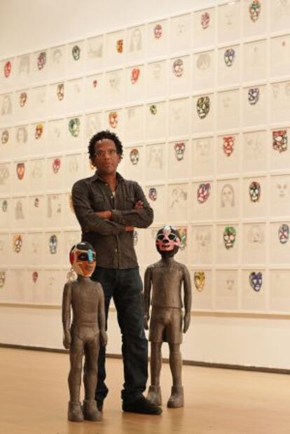 Jorge Pineda, artista dominicano, en el IVAM.