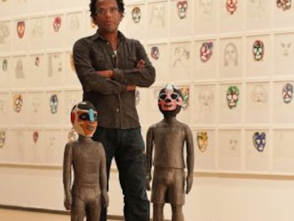 Jorge Pineda, artista dominicano, en el IVAM.