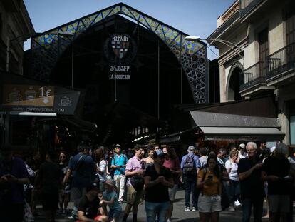 El Mercat de la Boqueria el 25 de juny del 2019.