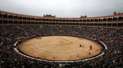 Un festejo en la plaza de toros de Las Ventas
