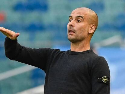 Guardiola, con el Manchester City