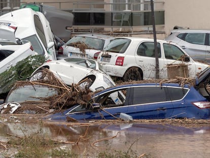 Localidad de Sant Llorenç (Mallorca), tras las inundaciones.