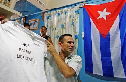 El opositor José Daniel Ferrer, en Cuba en 2012.