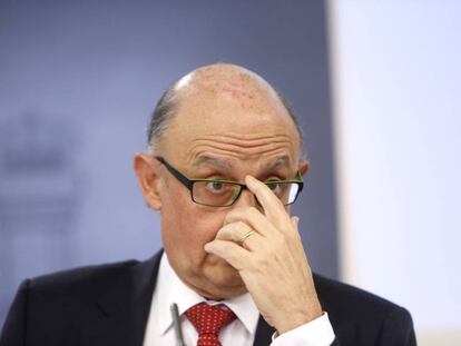 El ministro de Hacienda, Cristobal Montoro