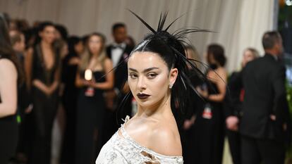 Charli XCX, in May at the 2024 Met Gala, titled 'Sleeping Beauties: Reawakening Fashion.'