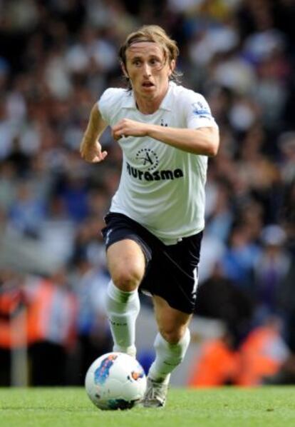 Modric, con el Tottenham.