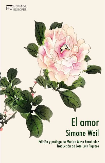 Portada de 'El amor', de Simone Weil.