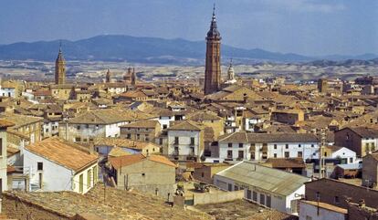 Vista de la localidad zaragozana de Calatayud.