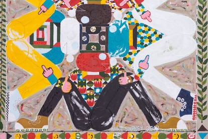 Obra del artista canadiense Mike Swaney en la muestra 'You just got blogged', de la galería nómada me & the curiosity.