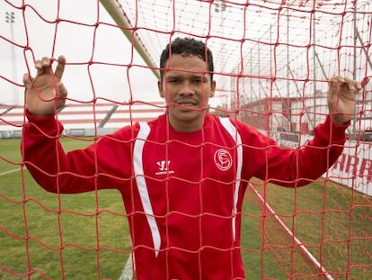 Carlos Bacca, tras la entrevista.