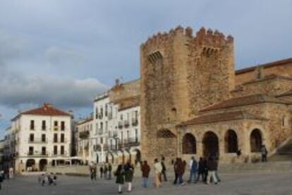 Plaza Mayor de Cáceres.